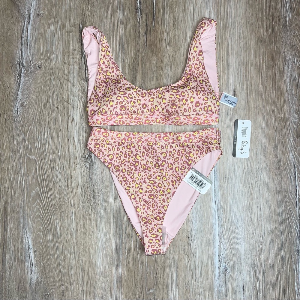 DIPPIN DAISY SWIMWEAR 2PC SET D4063JP1LC-WLDLP